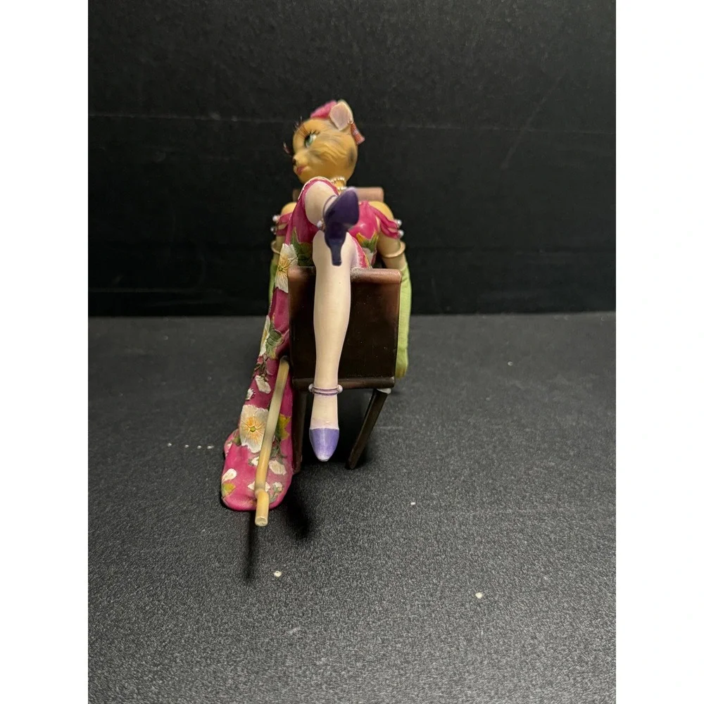 Margaret Le Van Collectible Figurine Katty Diva Cat Figurine Whimsical Kitsch